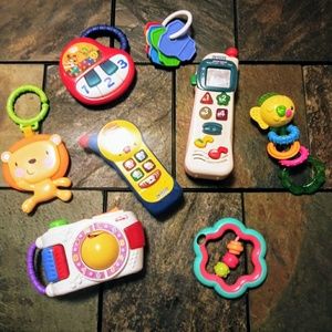 LOT OF 8 INFANT LEARNING TOYS